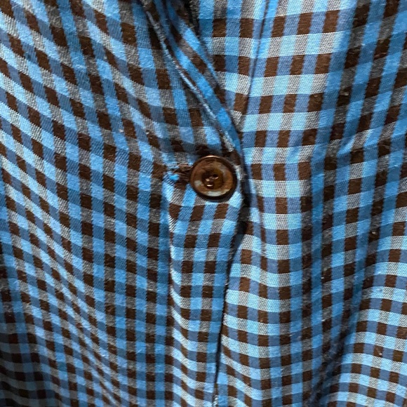 Roaman’s Blue and Black Checkered Blazer size 3X - Picture 6 of 14